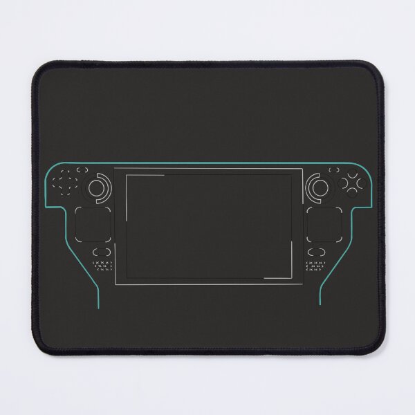 Item preview, Steam Deck Illustration - Cyan designed and sold by BeardedJoystick.