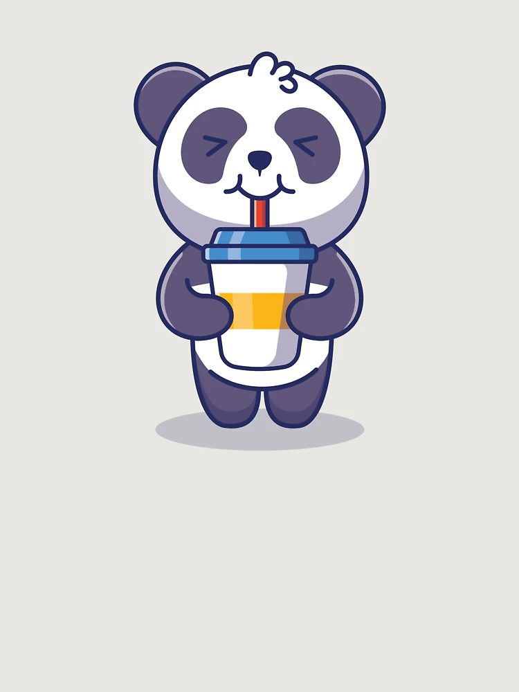 Thumbnail 6 von 6, Premium Oversized Pullover, Netter Panda mit Kaffee designt und verkauft von ReydaDesign.