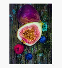 figs and berries Photographic Print