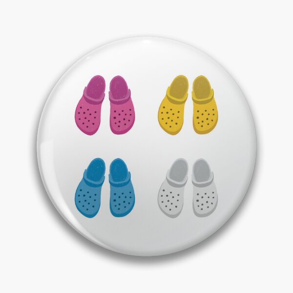 Item preview, pansexual pride crocs pack designed and sold by rosecolashop.