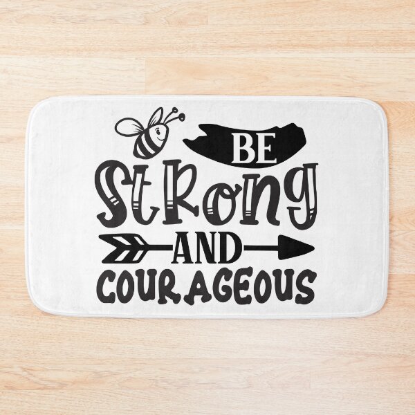 Item preview, Be Strong and Courageous Quote designed and sold by Catalina2202.