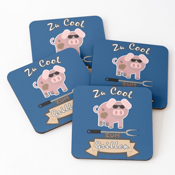 Item preview, Too Cool to Grill - Pig Grilling BBQ designed and sold by pxdsgn.