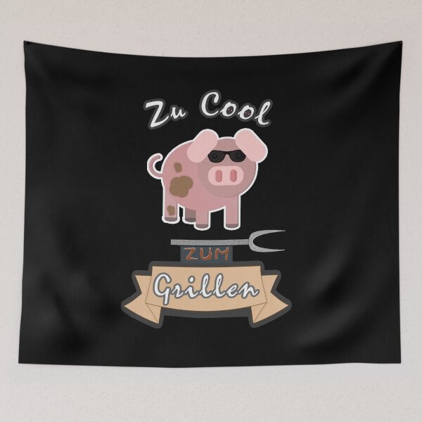 Item preview, Too Cool to Grill - Pig Grilling BBQ designed and sold by pxdsgn.