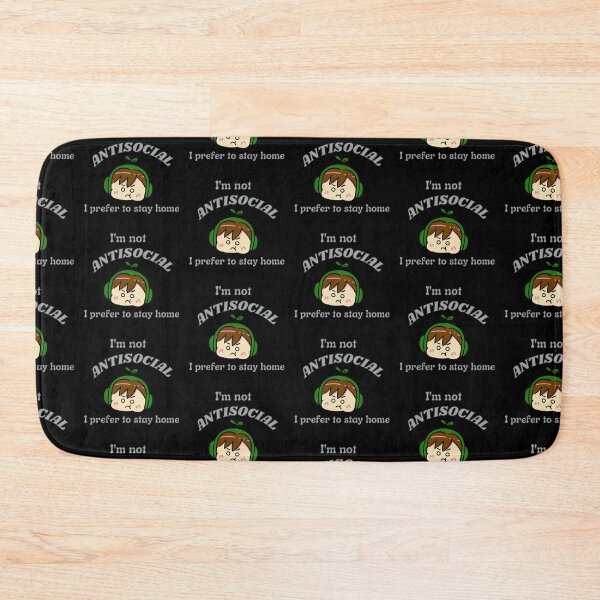 Item preview, I'm Not Antisocial I Prefer To Stay Home designed and sold by GeoArtDesign.