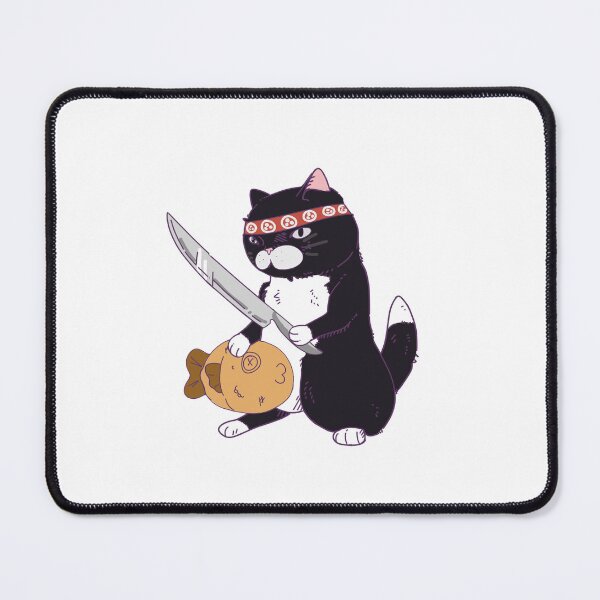 Item preview, Sushi Cat, Cat with Knife, Sushi Cat with Fish designed and sold by MissLissaLou.