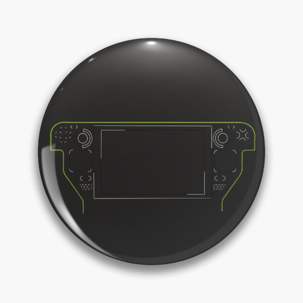 Item preview, Steam Deck Illustration - Green  designed and sold by BeardedJoystick.