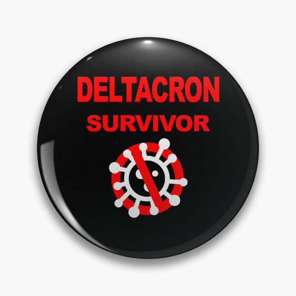 Item preview, Deltacron Survivor, Delta Virus Immunity, Immune System, Omicron Immunity, Survived Omicron Virus Variant 2021, Vaccination Complete, Fully Vaccinated, Vaccine Saves Lives, dark designed and sold by Max-Wear.