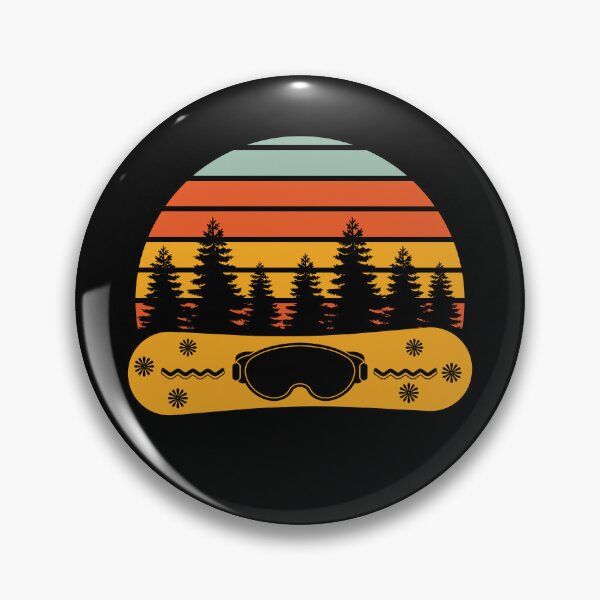 Item preview, Vintage Pine Snowboard, Retro snowboarder gift ideas designed and sold by Sasikharn.