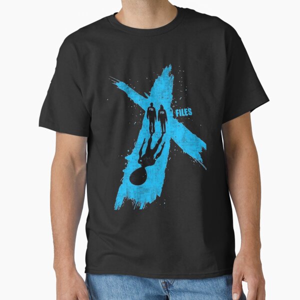 Item preview, The X-Files Classic , The X Files Big X , Licensed TV Show Alien UFO Tee Retro T shirt designed and sold by MarshaPreston.