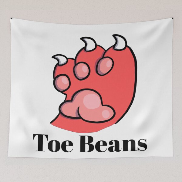 Item preview, Red Paw Pink ToeBeans With Text designed and sold by DolmanceWorks.