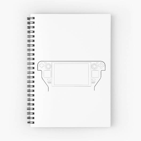 Item preview, Steam Deck Illustration - Black  designed and sold by BeardedJoystick.
