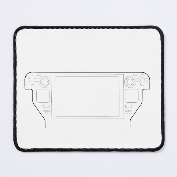 Item preview, Steam Deck Illustration - Black  designed and sold by BeardedJoystick.