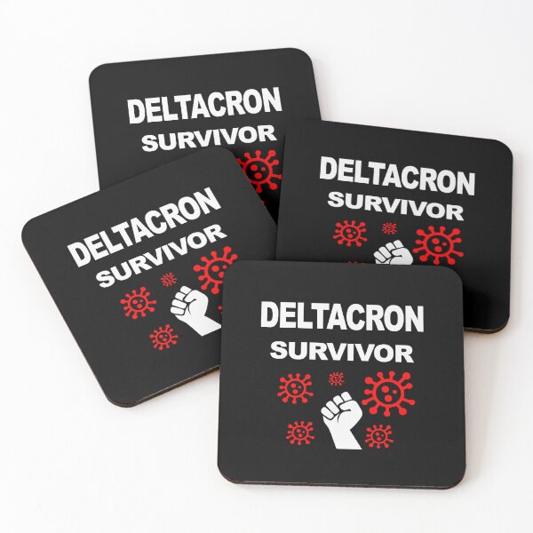 Item preview, Deltacron Survivor, Virus Immunity, Immune System, Omicron Immunity, Survived Delta Omicron Virus Variant 2021, Vaccination Complete, Fully Vaccinated, Vaccine Saves Lives, dark designed and sold by Max-Wear.