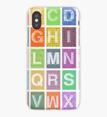 Alphabet iPhone Case/Skin