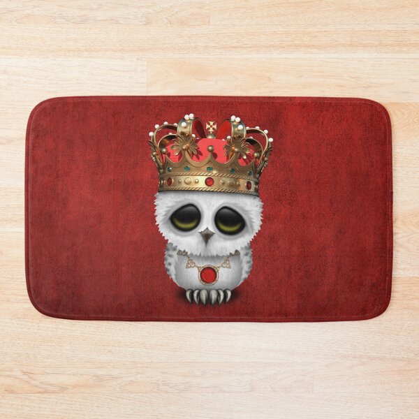 Item preview, Cute Royal Snowy Owl Wearing Crown designed and sold by JeffBartels.