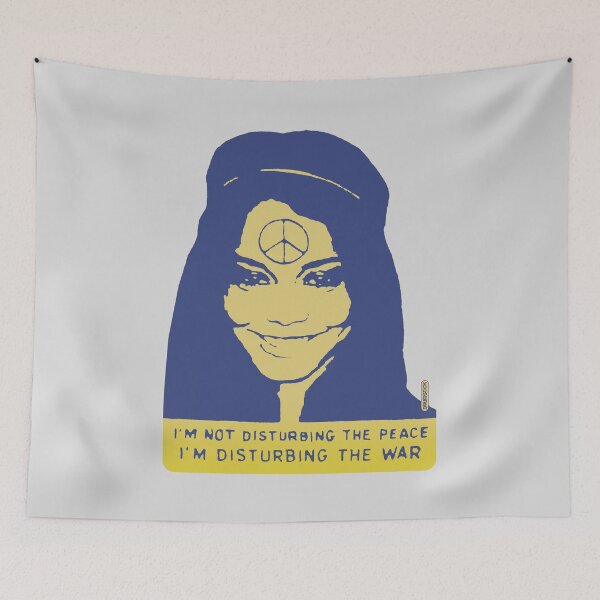 Item preview, Peace Girl (Ukraine colors) designed and sold by thedrumstick.