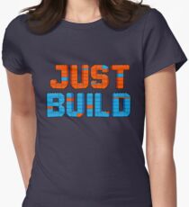 Just Build Women's Fitted T-Shirt