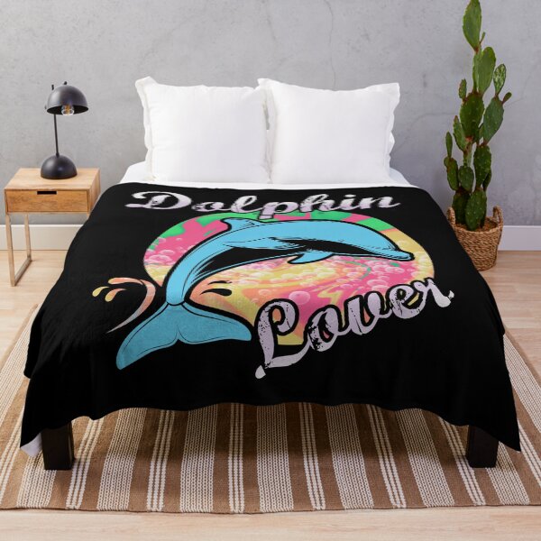 Item preview, Dolphin lover multicoloured design designed and sold by TipTopTapo.
