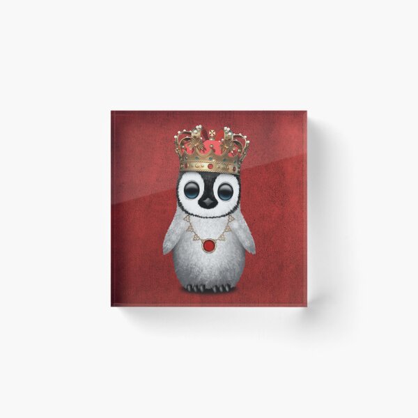 Item preview, Cute Royal Penguin Wearing Crown designed and sold by JeffBartels.