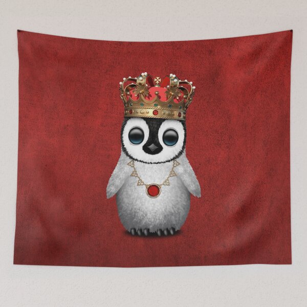 Item preview, Cute Royal Penguin Wearing Crown designed and sold by JeffBartels.