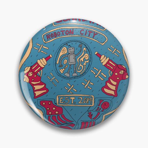 Aperçu de l'œuvre Image de l'insigne du gardien du robot créée et vendue par Marsman.