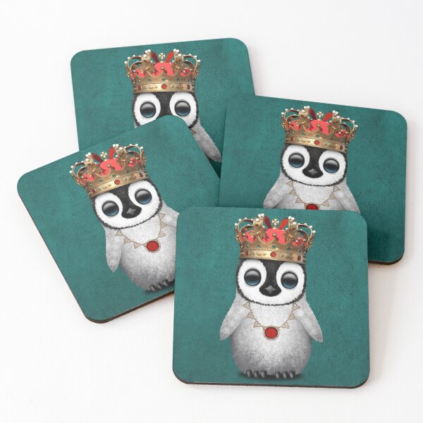 Item preview, Royal Penguin Wearing Crown Blue designed and sold by JeffBartels.