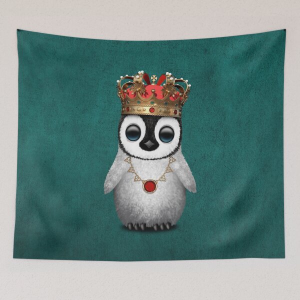 Item preview, Royal Penguin Wearing Crown Blue designed and sold by JeffBartels.