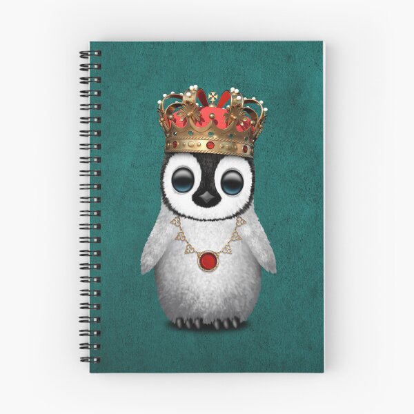 Item preview, Royal Penguin Wearing Crown Blue designed and sold by JeffBartels.