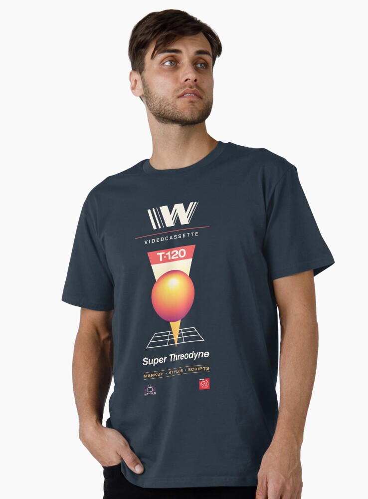 Thumbnail 1 of 4, Premium T-Shirt, Retro Blank VHS WWW designed and sold by ckirknielsen.