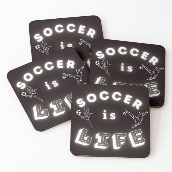 Item preview, Soccer is life. designed and sold by Design Vibes.