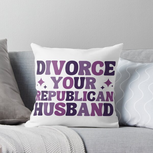 Item preview, Divorce Your Republican Husband Funny Feminist Quote designed and sold by saltyfoxprints.