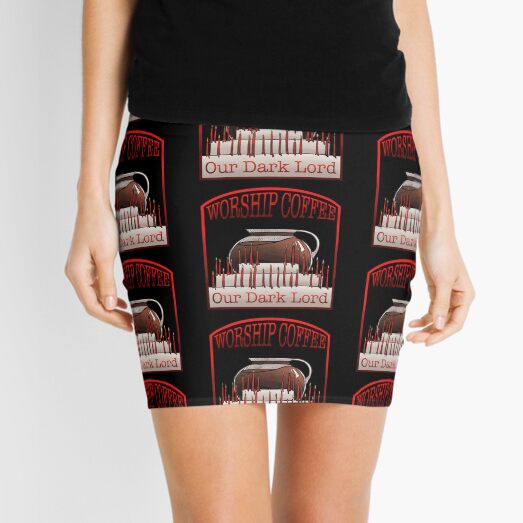 Worship Coffee Mini Skirt