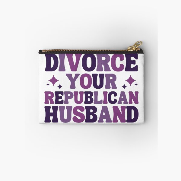 Item preview, Divorce Your Republican Husband Funny Feminist Quote designed and sold by saltyfoxprints.