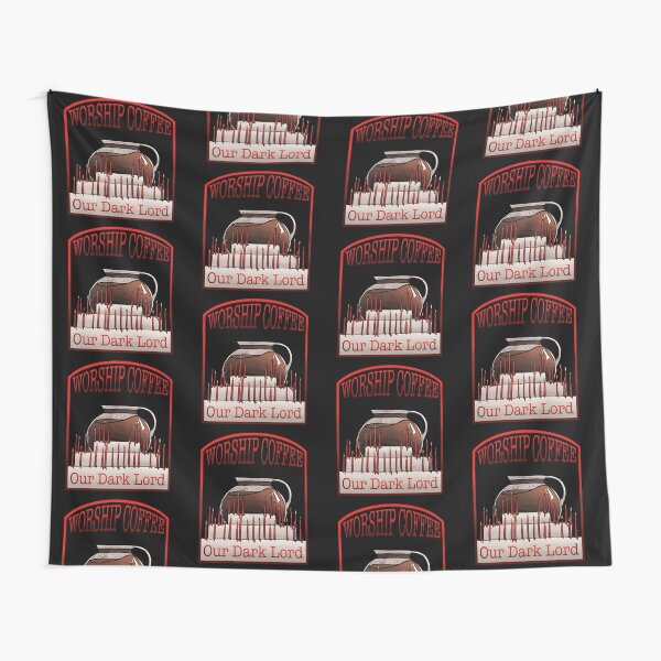 Worship Coffee Tapestry