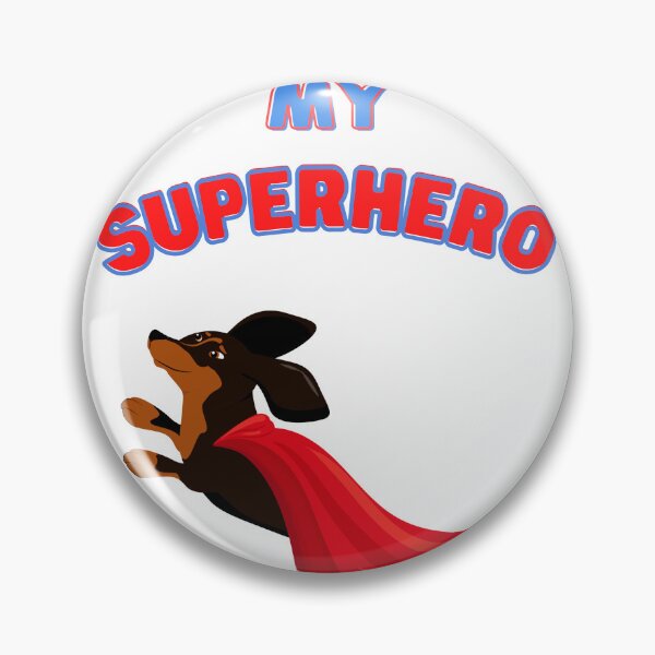 Item preview, Superhero Dachshund designed and sold by HugYourself.