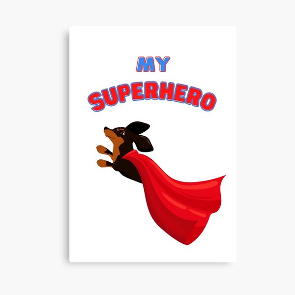 Item preview, Superhero Dachshund designed and sold by HugYourself.