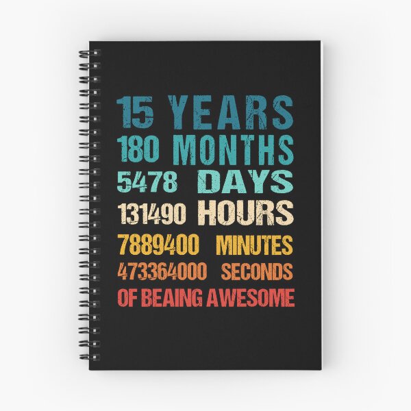 Item preview, 15th Birthday Boy and Girl, Kids Youth Shirt 15 Years Old Being Awesome T-Shirt, Gift for birthday party designed and sold by Tidasse ⭐⭐⭐⭐⭐.