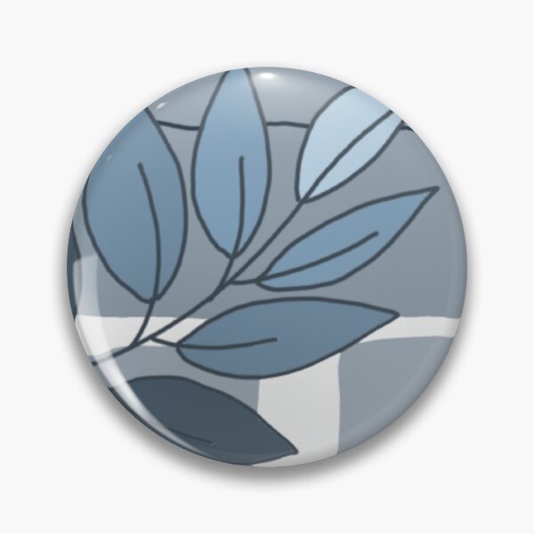 Item preview, Blue colour palette leaves design  designed and sold by Sanaura.