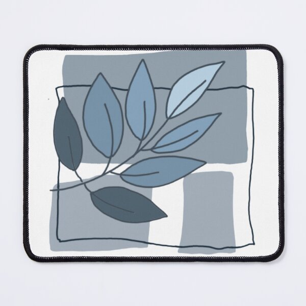 Item preview, Blue colour palette leaves design  designed and sold by Sanaura.