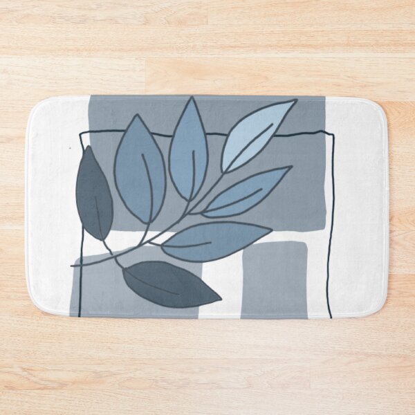 Item preview, Blue colour palette leaves design  designed and sold by Sanaura.