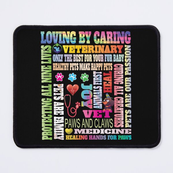 Item preview, Fun Paw Print Heartbeat Veterinarian Vet Tech Kennel Phrases designed and sold by angy2017.