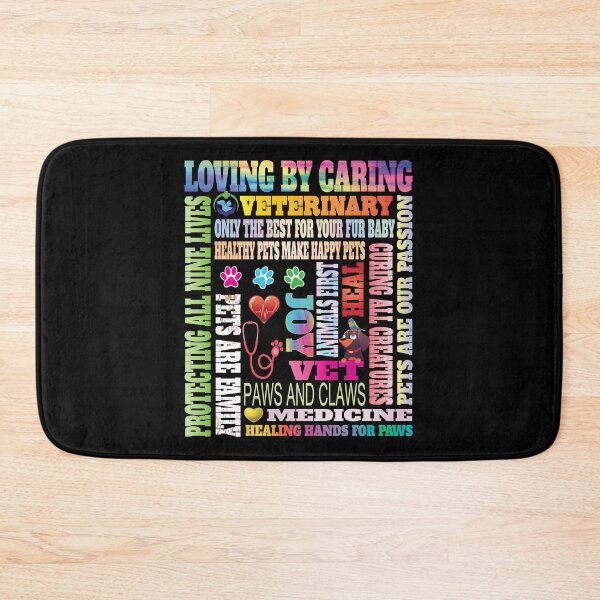 Item preview, Fun Paw Print Heartbeat Veterinarian Vet Tech Kennel Phrases  designed and sold by angy2017.