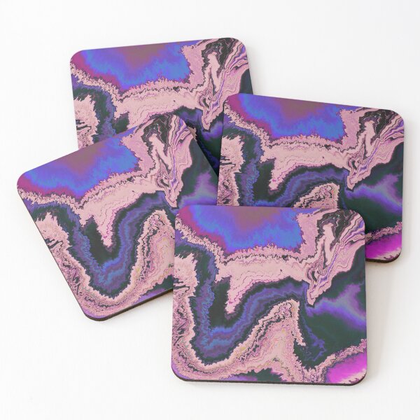 Item preview, Deep Blue Purple Psychedelic Art designed and sold by Quoppidou.