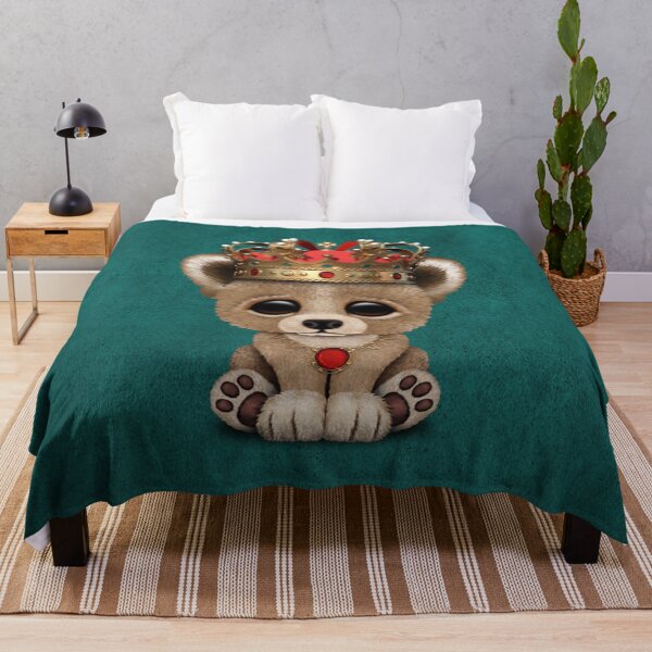 Item preview, Royal Bear Wearing Crown Blue designed and sold by JeffBartels.