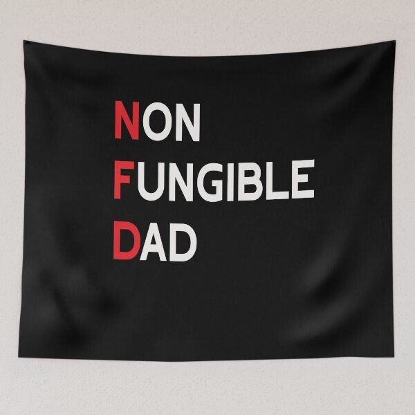 Item preview, Non Fungible Dad Funny Crypto Humor Dad Gift designed and sold by SharpThreadZ.