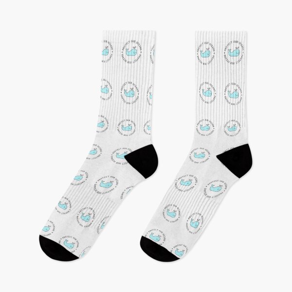 Item preview, Protect Our Whales blue designed and sold by EsraaBaniOdeh.
