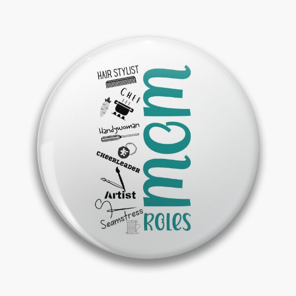 Item preview, Mom Roles - Teal designed and sold by SilkenDove.