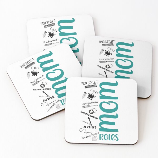 Item preview, Mom Roles - Teal designed and sold by SilkenDove.