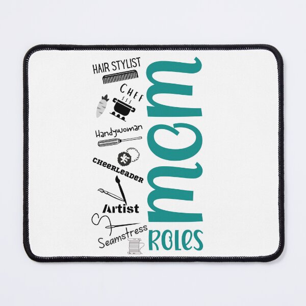 Item preview, Mom Roles - Teal designed and sold by SilkenDove.