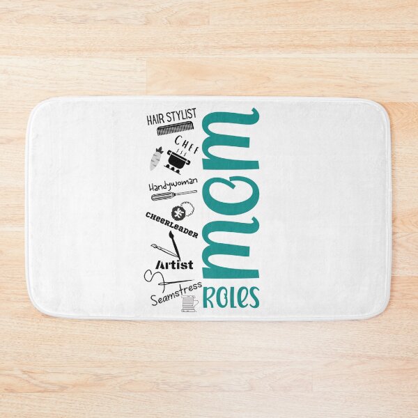 Item preview, Mom Roles - Teal designed and sold by SilkenDove.
